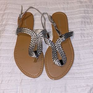 Touch Me Sandals size 8 silver
